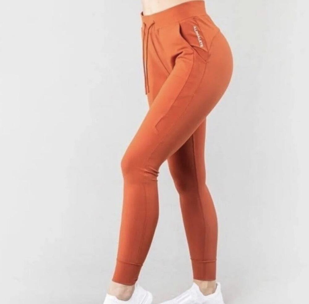 Alphalete Premium V2 Jogger Orange, Womens Size XS